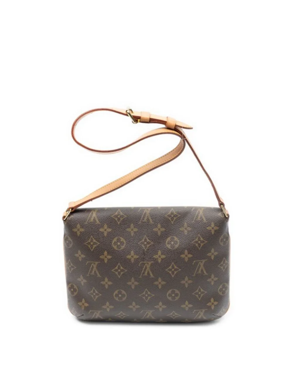 Louis Vuitton Musette Tango Brown Monogram Canvas Crossbody